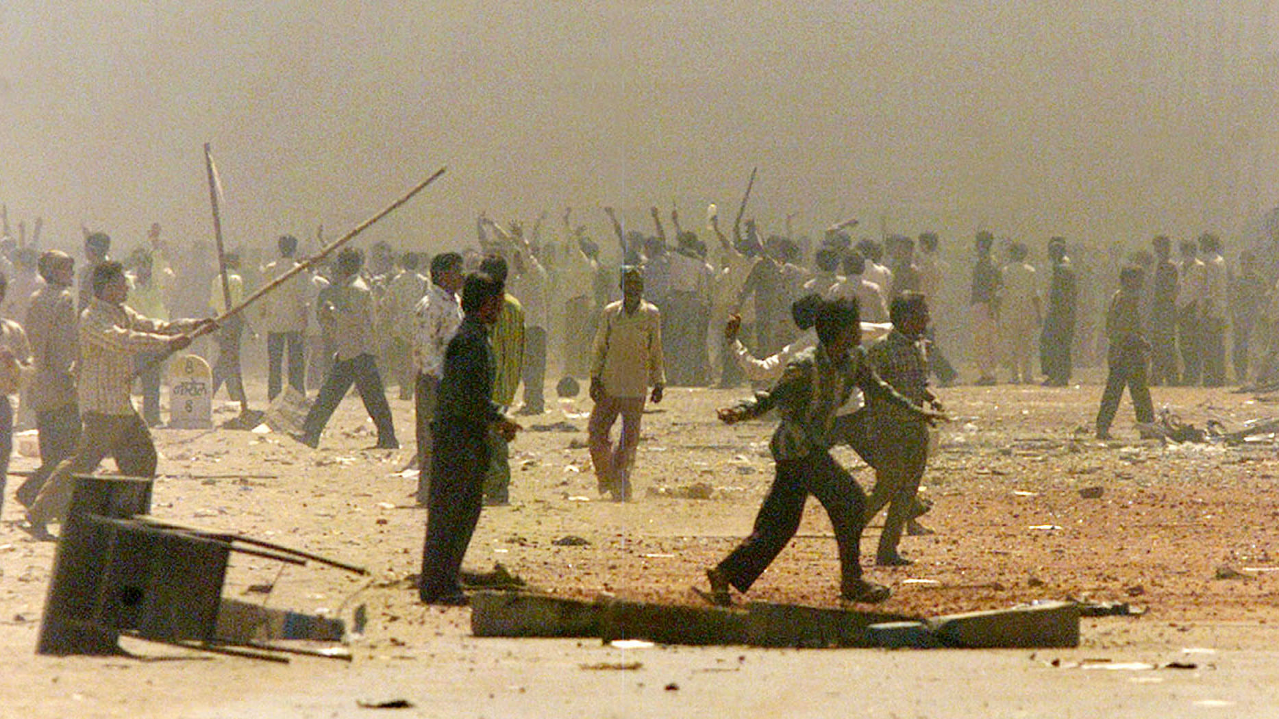 Thirty-three people were burnt alive at Sardarpura village in Mehsana district during  the 2002 Gujarat riots. A file photo of the riots. (Photo: Reuters)