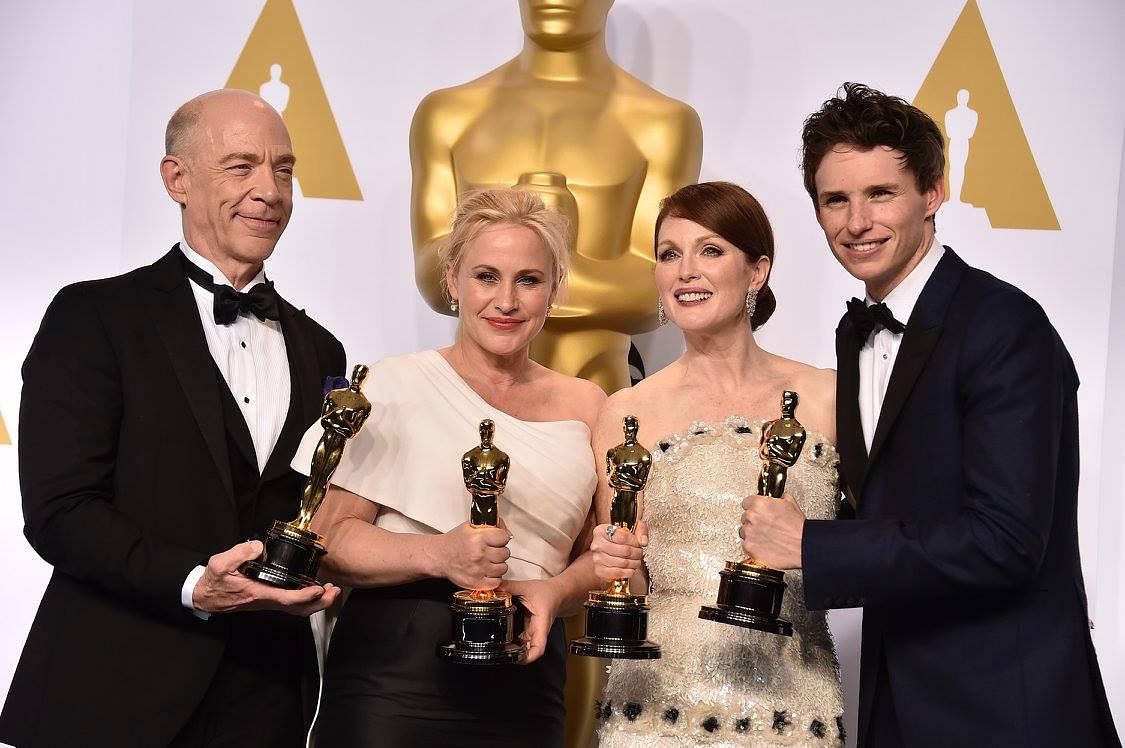 A photo gallery of the winners of the most popular categories at the 87th Academy Awards held in Los Angeles on Sunday.