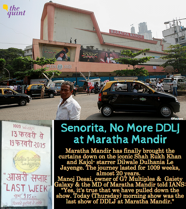 Maratha Mandir brings down curtains on DDLJ after 20 years