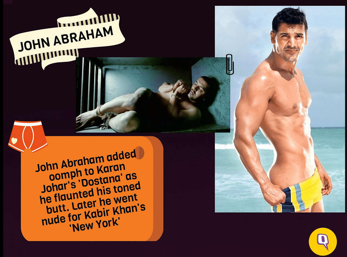As Neil Patrick Harris strips for the Oscars 2015; we take a look at Bollywood men who have flaunted their bare bodies