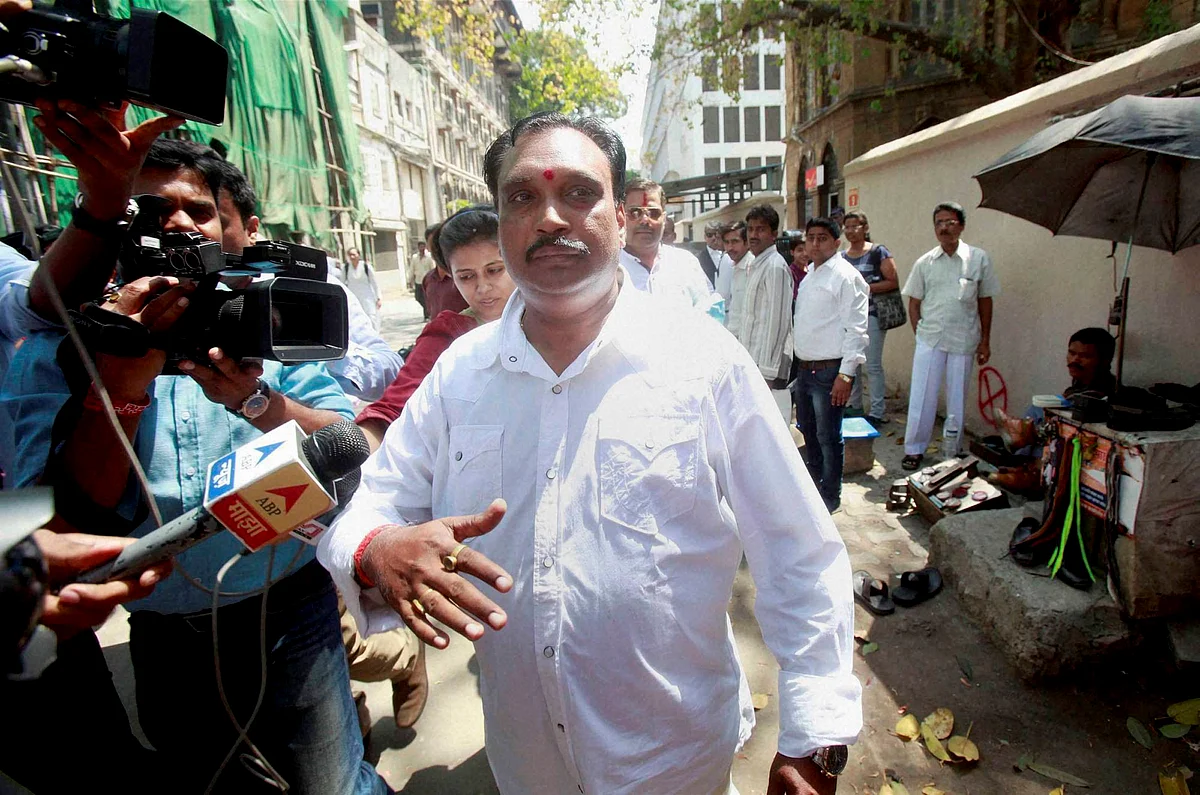 Salman Khan’s family driver Ashok Singh outside the session’s court on Monday. (Photo: PTI)