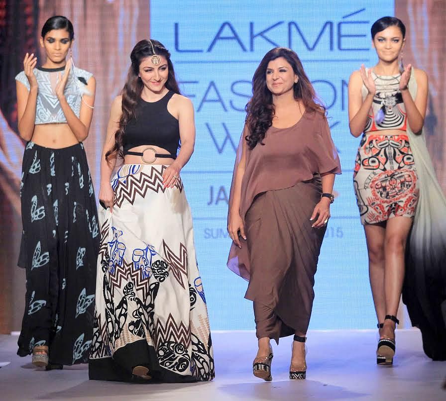 Third day of LFW 2015 saw Gauri Khan debut her design on the runway for Satya Paul
