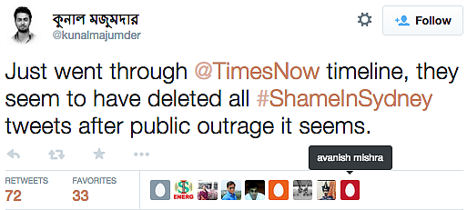 Over 2 Lakh Tweets and Counting, Say #ShameOnTimesNow