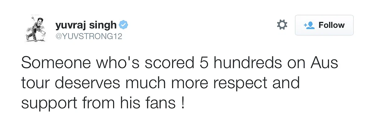 Yuvraj Singh Bats for Virat Kohli and Anushka Sharma