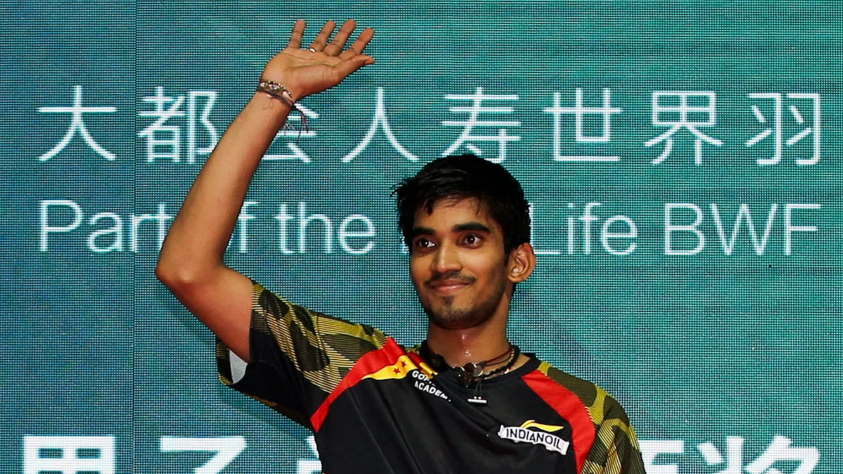 File picture of Kidambi Srikanth who won the Swiss Open title on Sunday. (Photo: Reuters)