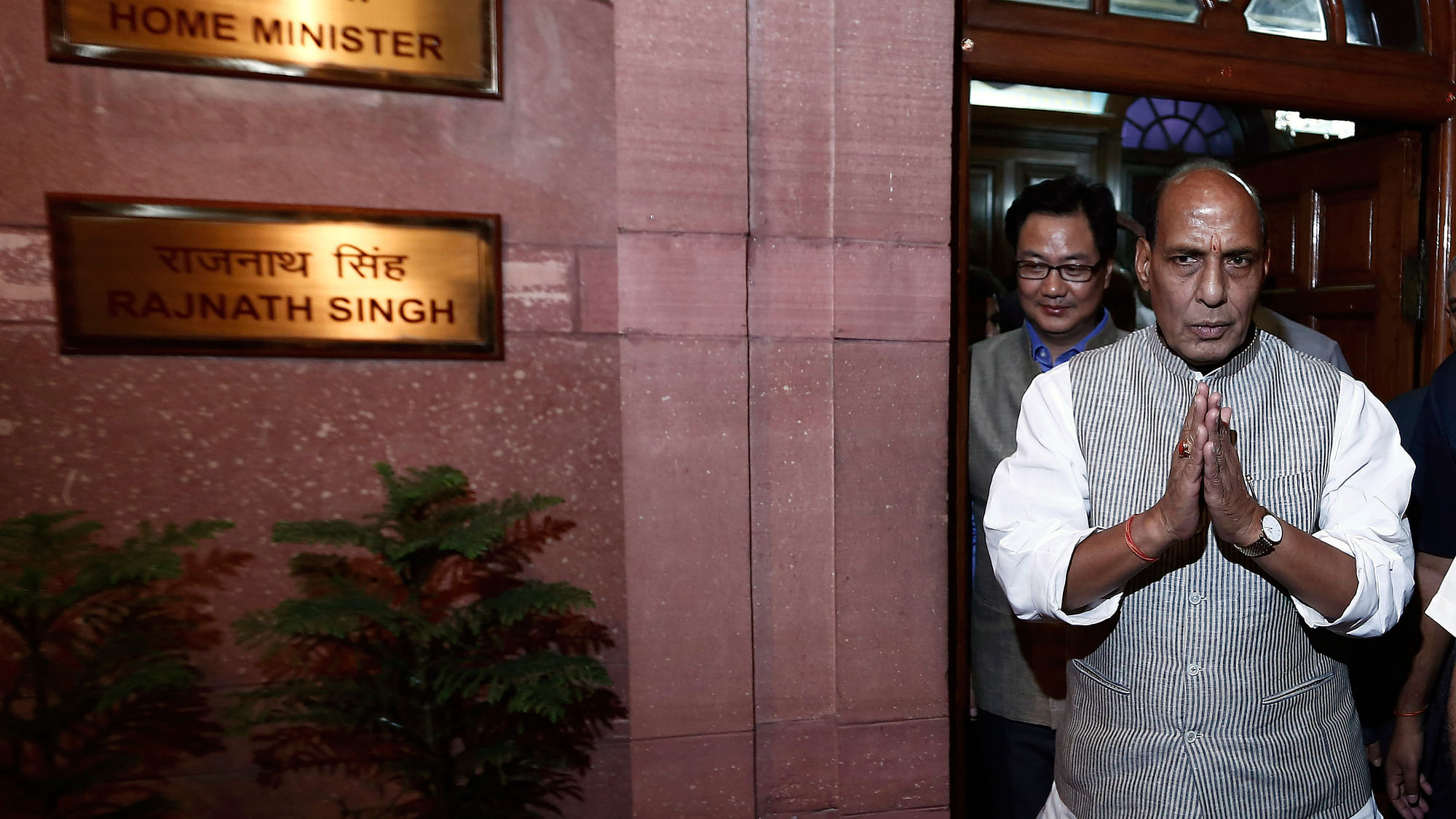 Home Minister Rajnath Singh issued the order to seal the borders at a high-level meeting. (Photo: Reuters)