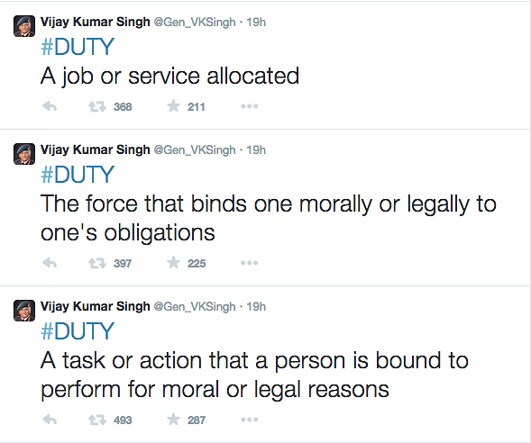 Once regarded as an upright Army Chief, General VK Singh is fast going down in history as a loose cannon. Here are his many indiscretions.