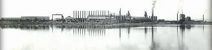 The skyline of Tata Steel Works, 1918. 