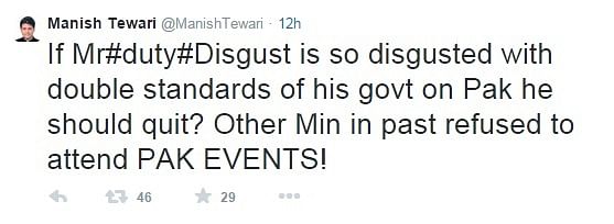 VK Singh responds to Manish Tiwari tweet suggesting that Manish Tiwari should keep his advice to himself.