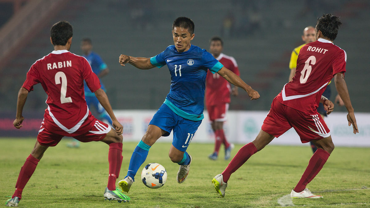Chhetri is currently the second highest international goal scorer (72) among active players, only behind Ronaldo.