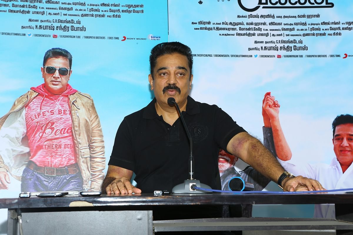 Kamal Haasan talks about his upcoming film ‘Uttama Villain’ and reacts to Rajinikanth compensating distributors for ‘Lingaa’