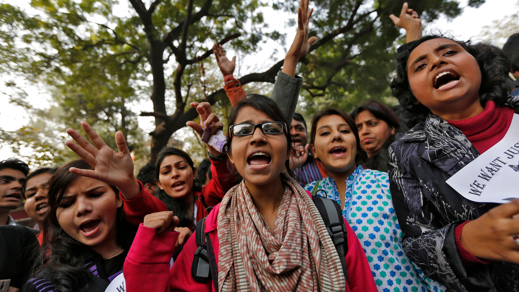 Protesters ask for justice in the Nirbhaya case. (Photo: Reuters)