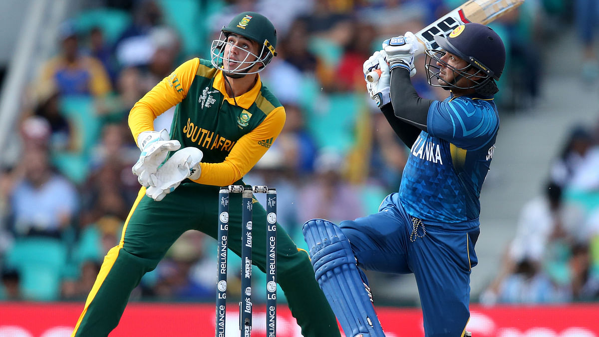 JP Duminy gets this World Cup’s second hattrick as Kumar Sangakkara makes a strange 45 in his last ODI innings.
