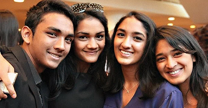 The four Singhania siblings who are now suing their grandfather Vijayapat Singhania. (Courtesy: http://goo.gl/217LS7)