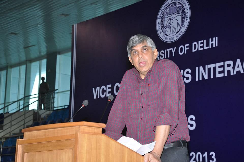 Former University of Delhi Vice Chancellor Dinesh Singh&nbsp;