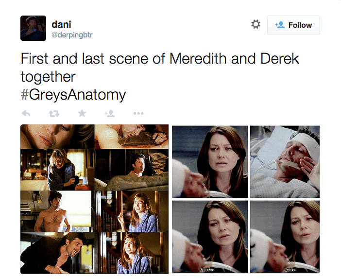 Dr Derek Shepherd of Grey’s Anatomy met with a tragic on-screen death and fans have gone into real shock and mourning