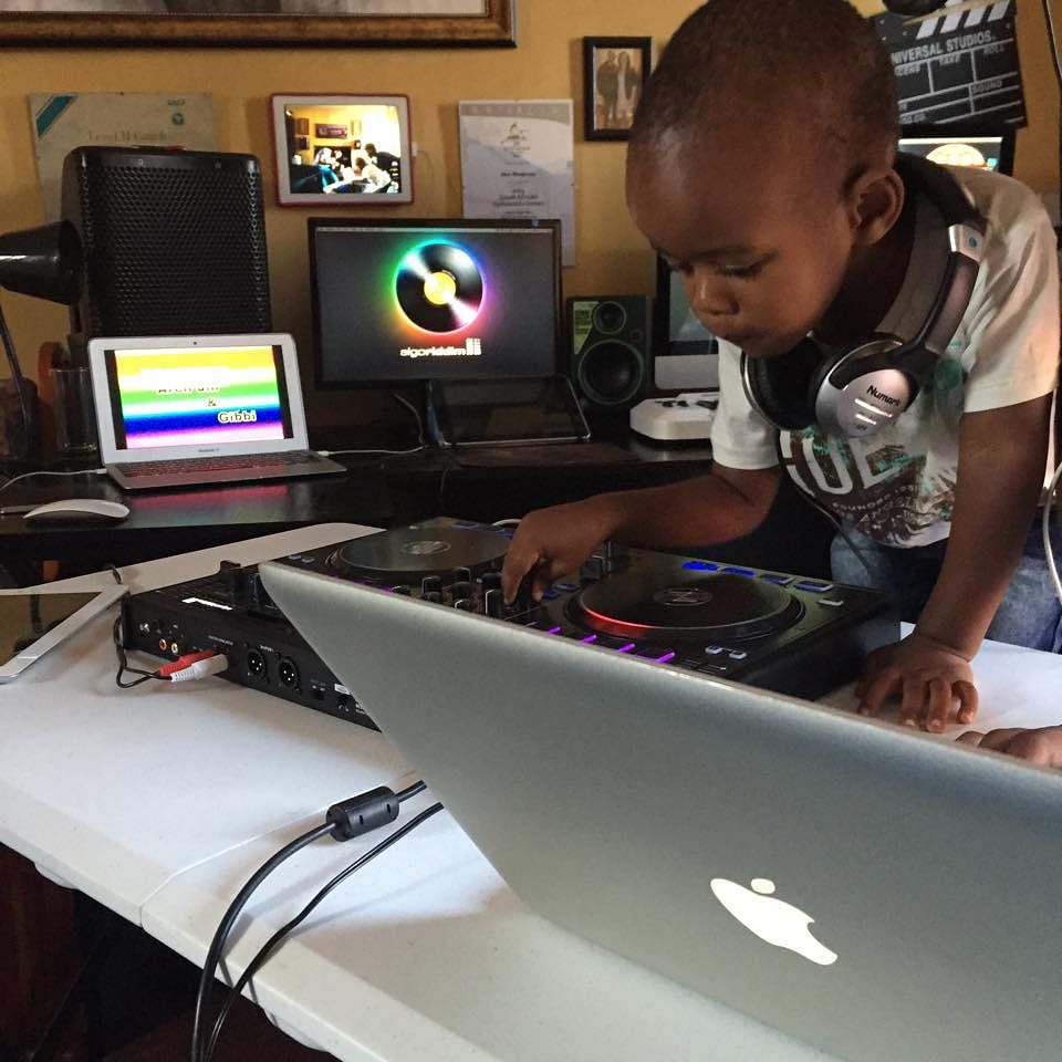 DJ Arch Jnr is just 2 years old but he has the world dancing to his music