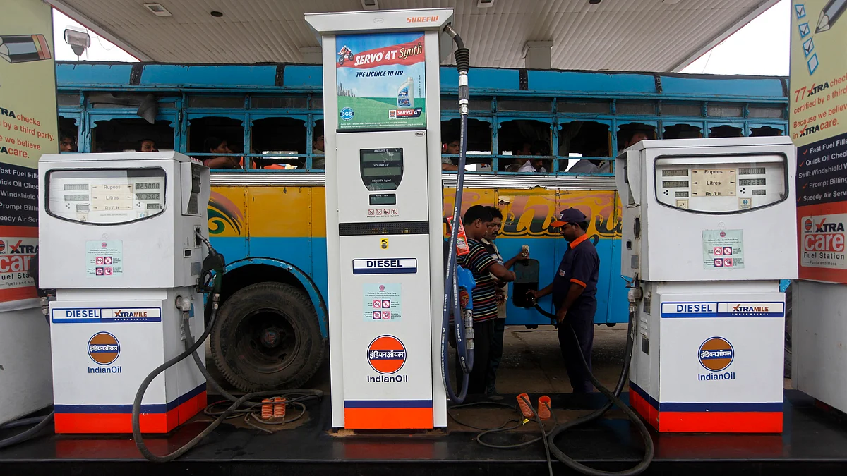 Under-recovery or losses suffered by oil retailers on account of selling diesel at below cost was Rs 8.37 per litre as on March 1, 2014. (Photo: Reuters)
