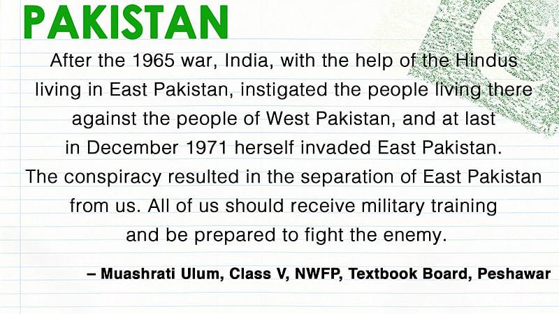 We thought it’d be fun to see what textbooks in India & Pakistan have to say about the same events. 