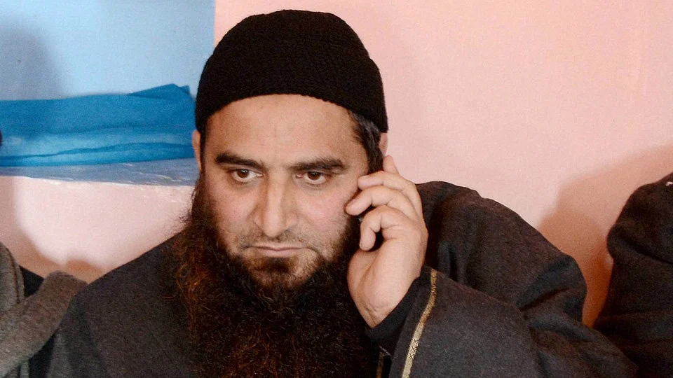 Hardline separatist leader Masarat Alam at his home in Srinagar. (Photo: PTI)