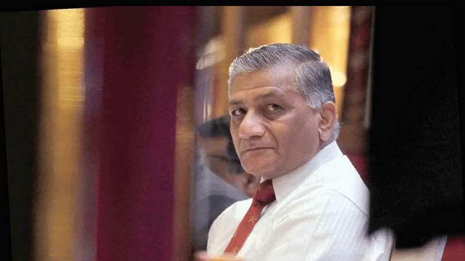 General VK Singh is in Jeddah to help over 10,000 Indian workers in Saudi Arabia who are facing a “food crisis” after they were laid off. (Photo Courtesy: Facebook/<a href="https://www.facebook.com/generalvksingh/photos/a.293494744113705.67797.293491824113997/534223913374119/?type=1&amp;theater">GeneralVKSingh</a>)