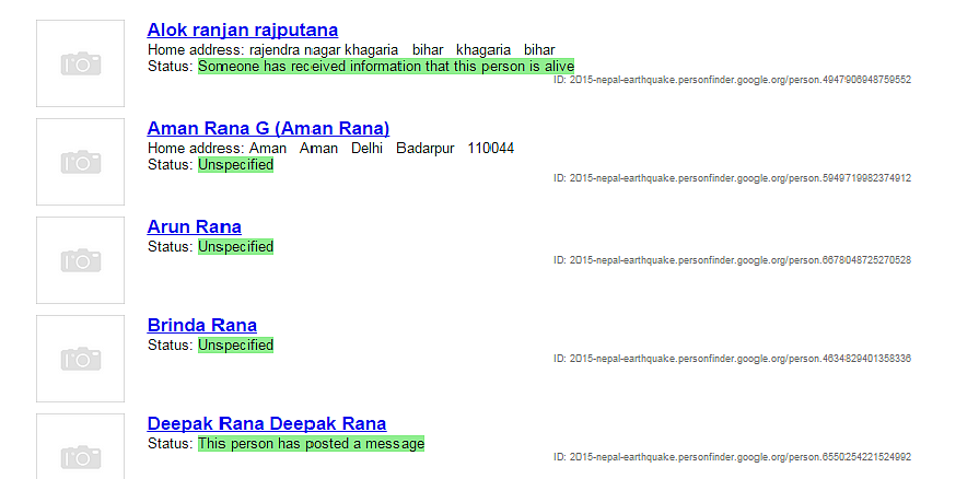 <!--StartFragment-->Photo Courtesy: <a href="https://google.org/personfinder/2015-nepal-earthquake/">Google.org/Person finder tool</a><!--EndFragment-->