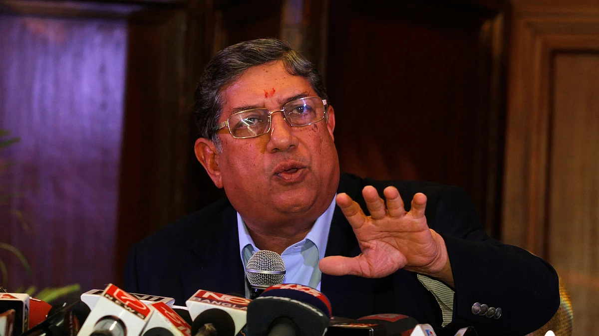 File picture of CSK boss N Srinivasan.