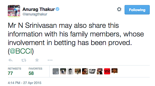 (Photo: Courtesy: <a href="https://twitter.com/ianuragthakur">@ianuragthakur</a>)
