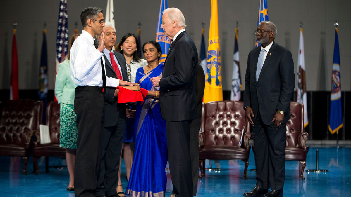 Vivek Murthy is sworn as the Unites States’ newest Surgeon General.