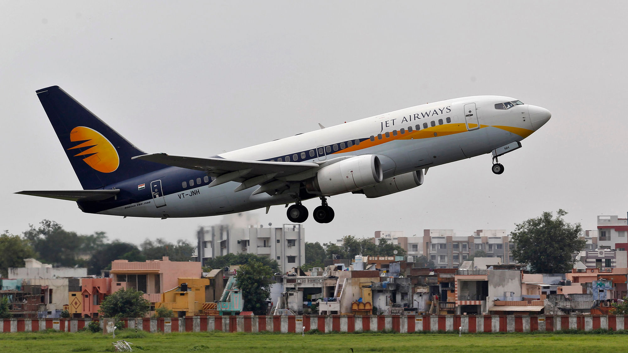

<!--StartFragment-->A Jet Airways passenger aircraft takes off from the airport. (Photo: Reuters) <!--EndFragment-->