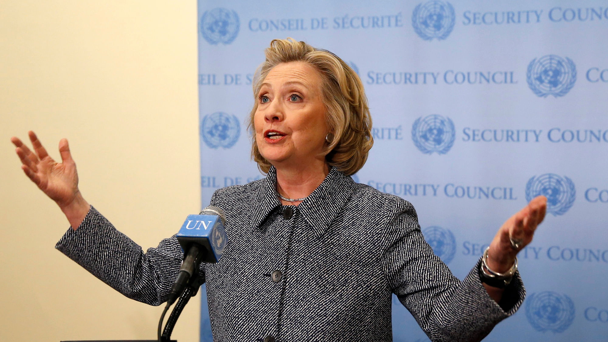 File photo of Democratic presidential nominee Hillary Clinton. (Photo: Reuters)