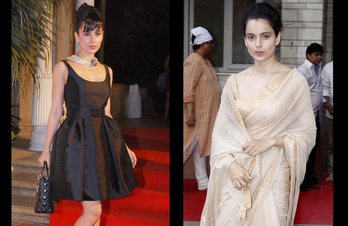 Kangana Ranaut daringly experiments with her look at public appearances. What a bold way to #FreeYourMind