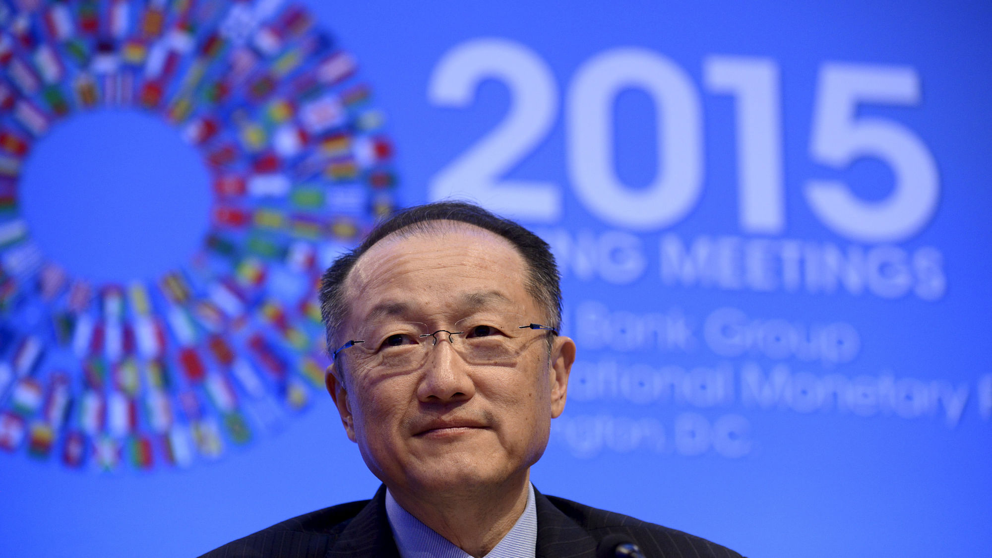World Bank President Jim Yong Kim during the IMF and World Bank’s 2015 Annual Spring Meetings, in Washington, 16 April  2015.  (Photo: Reuters)