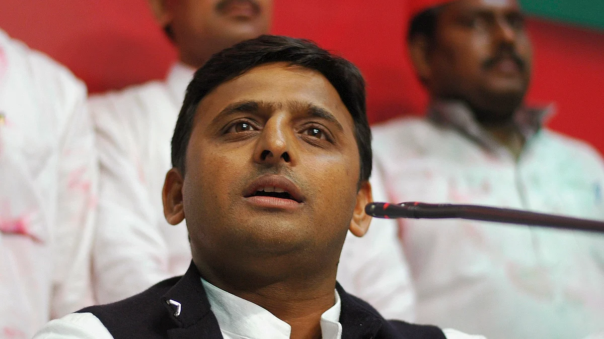 Samajwadi Party president Akhilesh Yadav.