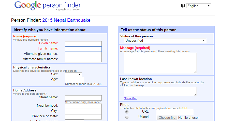 <!--StartFragment-->Photo Courtesy: <a href="https://google.org/personfinder/2015-nepal-earthquake/">Google.org/Person finder tool</a><!--EndFragment-->