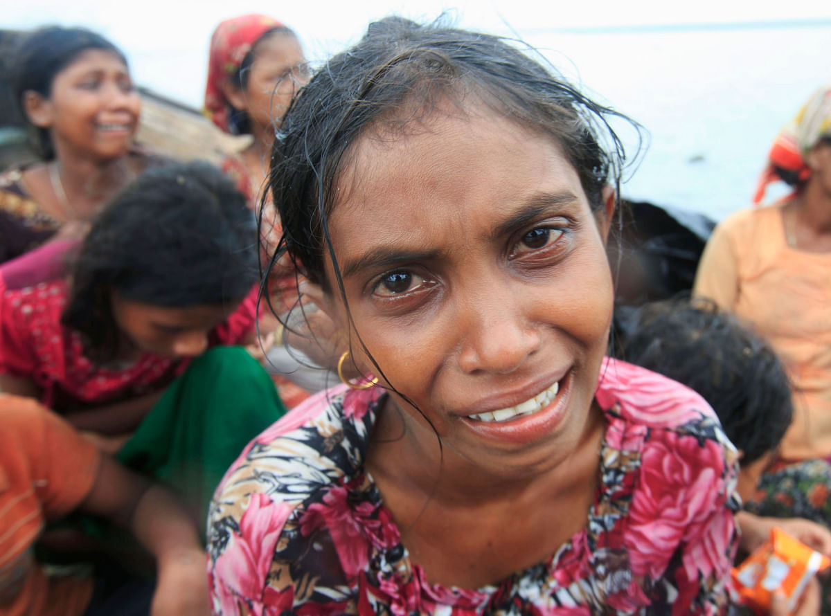 In the mass exodus of Rohingya Muslims from Myanmar, hundreds are still stranded at sea without food and water. 