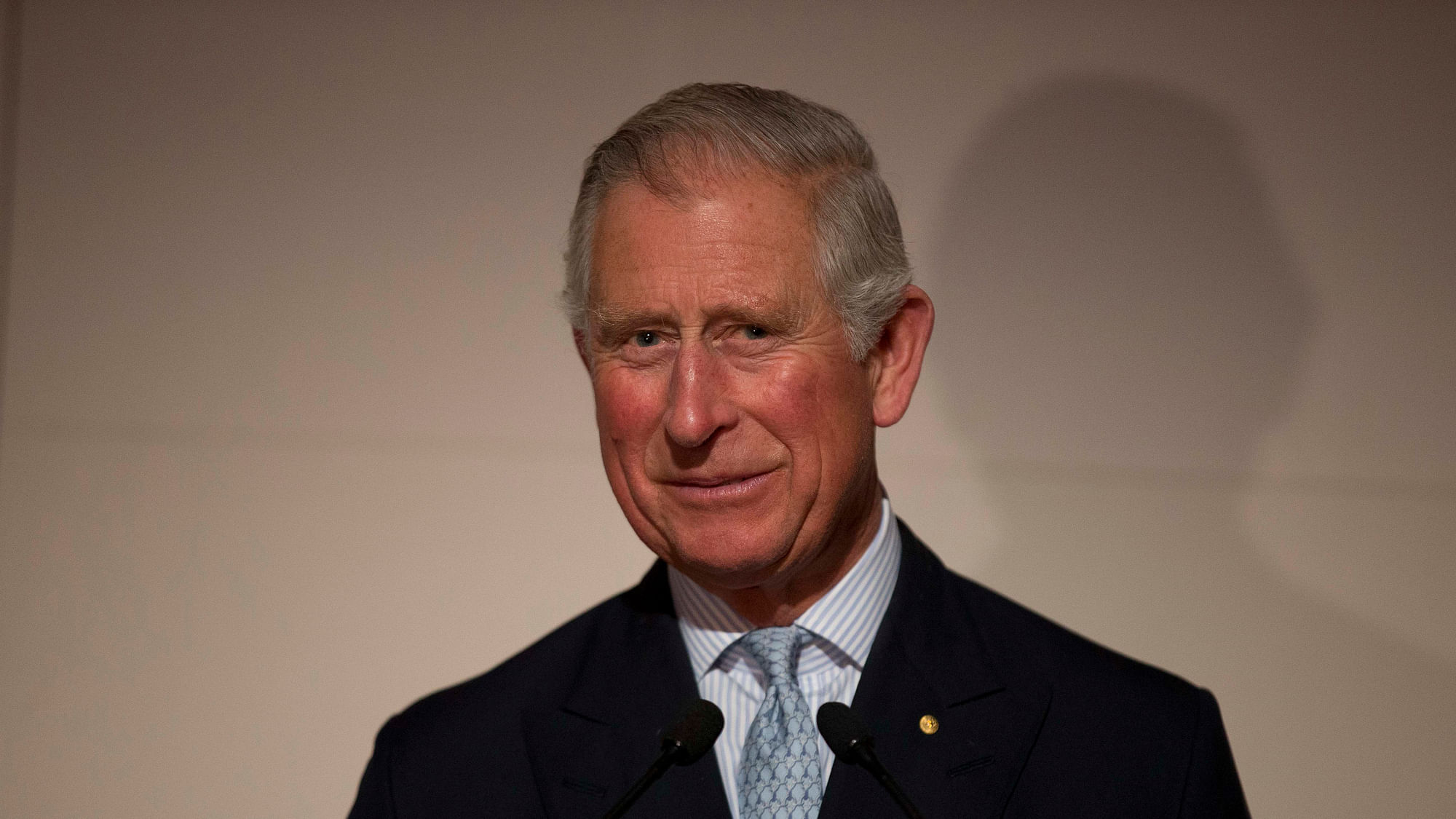 Britain’s Prince Charles makes a speech as he visits the “Indigenous Australia: Enduring Civilisation” exhibition at the British Museum in London, Thursday, April 30, 2015.&nbsp;
