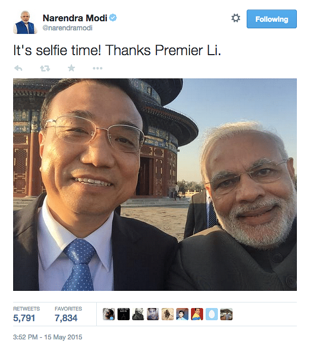 The iconic Modi-Li selfie has been hailed by the western media as one of the most “power-packed selfie in history”. 