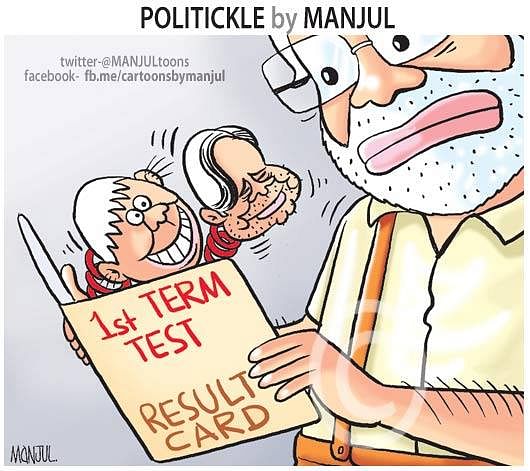 India’s Mascot, CEO, globetrotter PM, 1-man show - How India’s top cartoonists saw Modi’s 1st year in office.