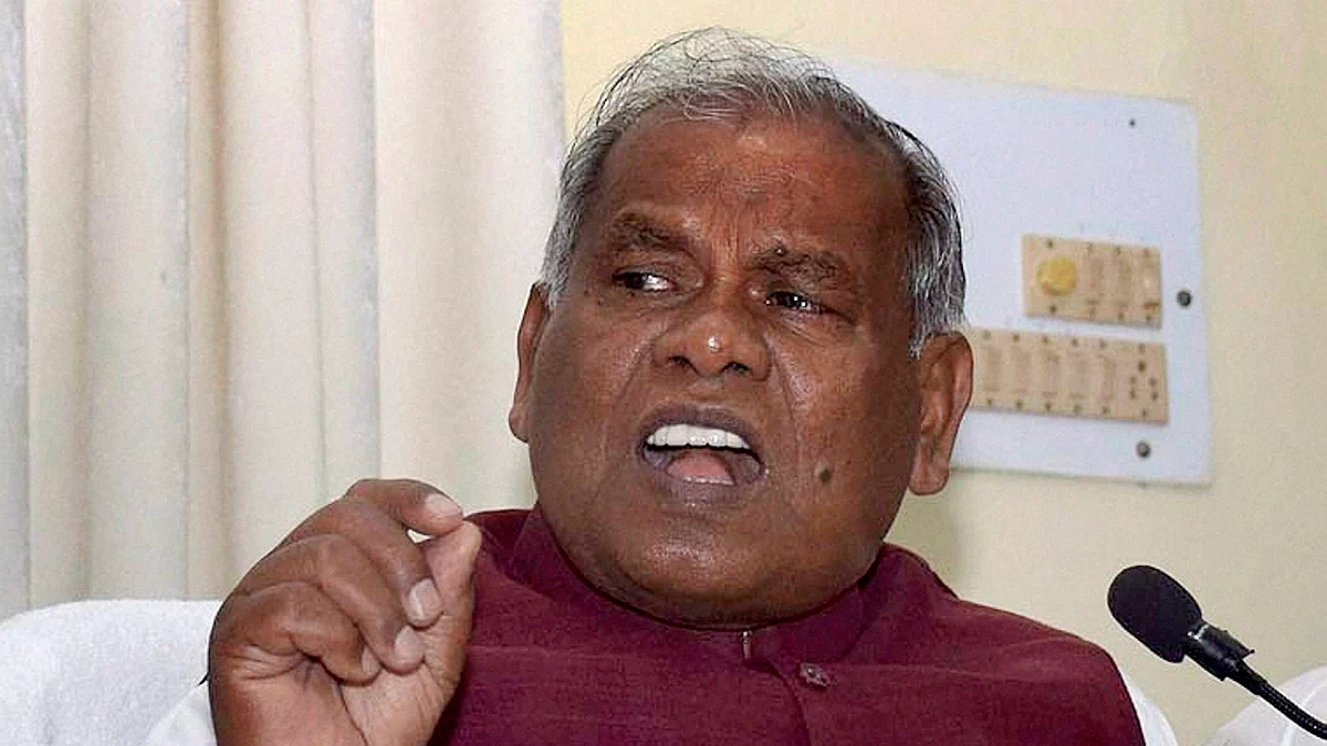 Former Bihar Chief Minister Jitanram Manjhi.