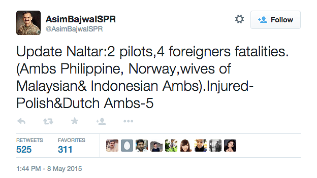Foreign ambassadors of Norway and Philippines were killed in a Pakistan military chopper crash.  Did Taliban do it?