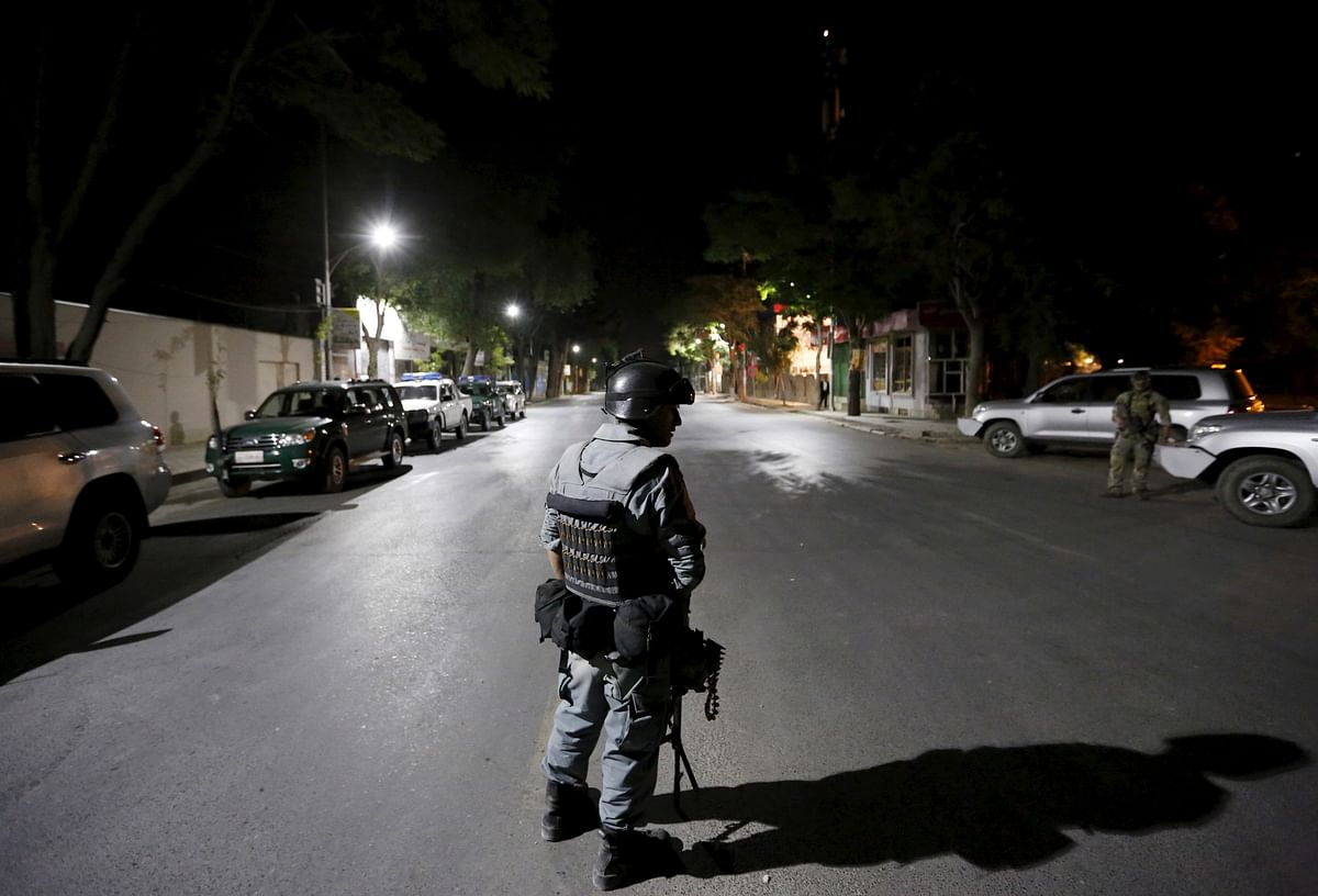 Taliban stormed a guesthouse in the diplomatic quarter of Kabul late on Tuesday night.