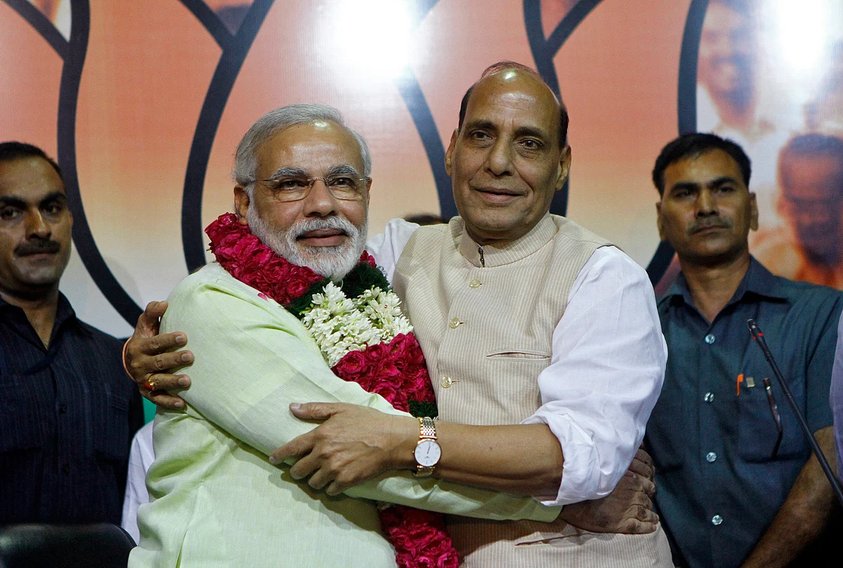 Prime Minister Narendra Modi and Home Minister Rajnath Singh. (Photo: Reuters)
