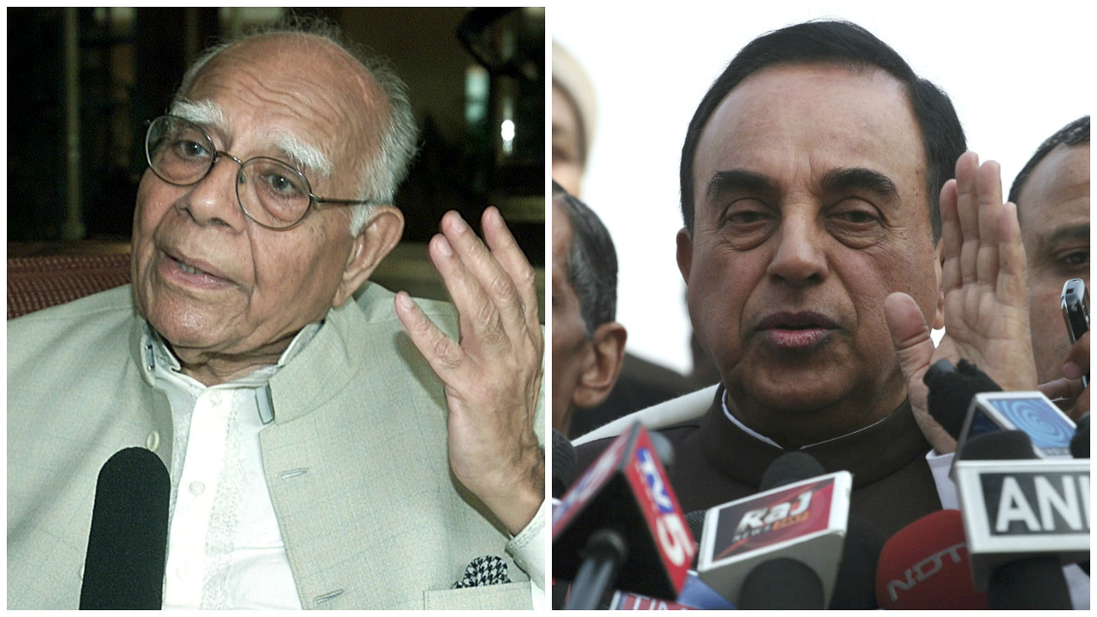 Ram Jethmalani and Subramanian Swamy are both maverick and unpredictable rabble-rousers.&nbsp;