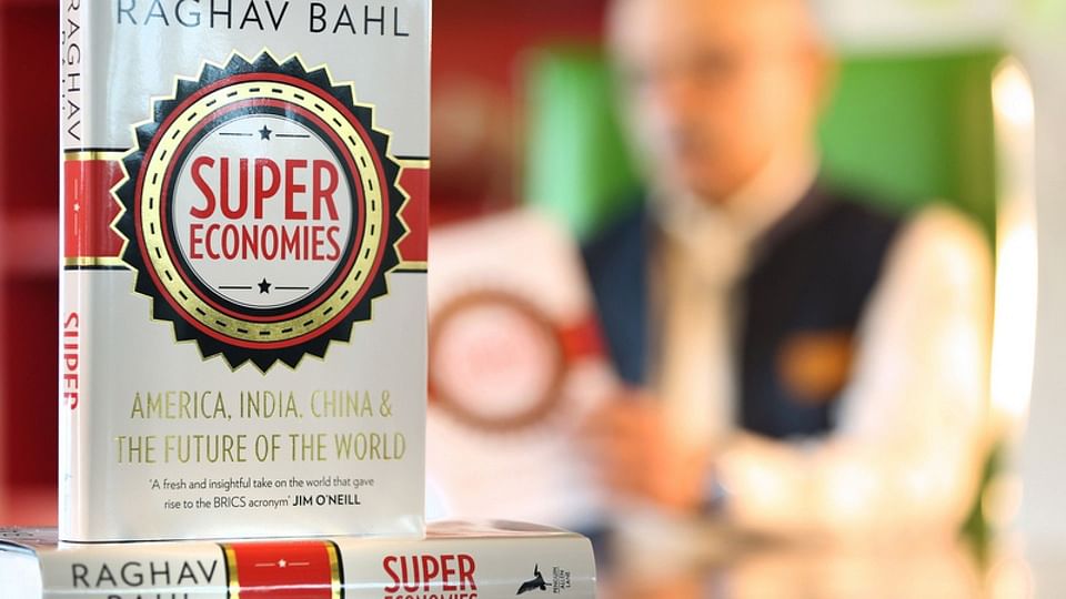 Raghav Bahl, founder of <i>The Quint</i>, and the author of <i><a href="http://http//www.thequint.com/2015/apr/21/watch-raghav-bahl-talks-about-his-new-book-supereconomies">SuperEconomies: America, India, China and the Future of the World.</a></i>