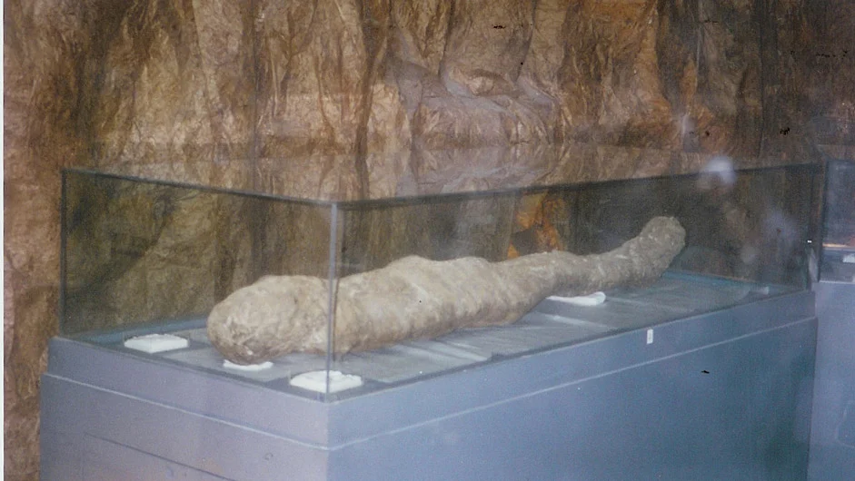One of the mummies. (Photo: Waeil Awwad)