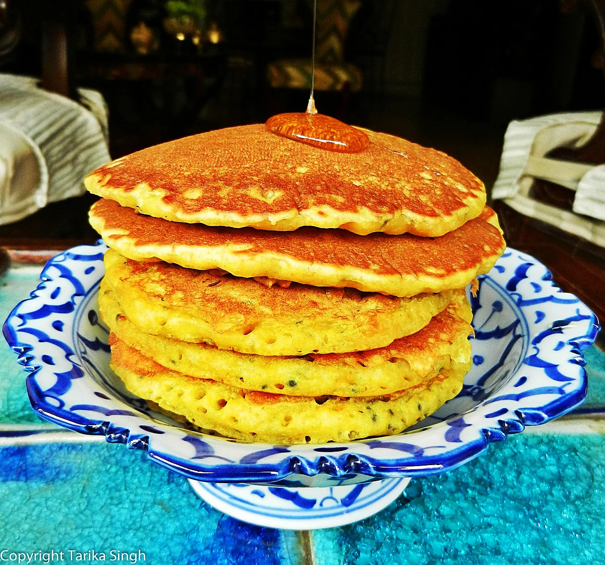 (Photo: Tangerine And Basil Seed Pancakes/Tarika Singh)