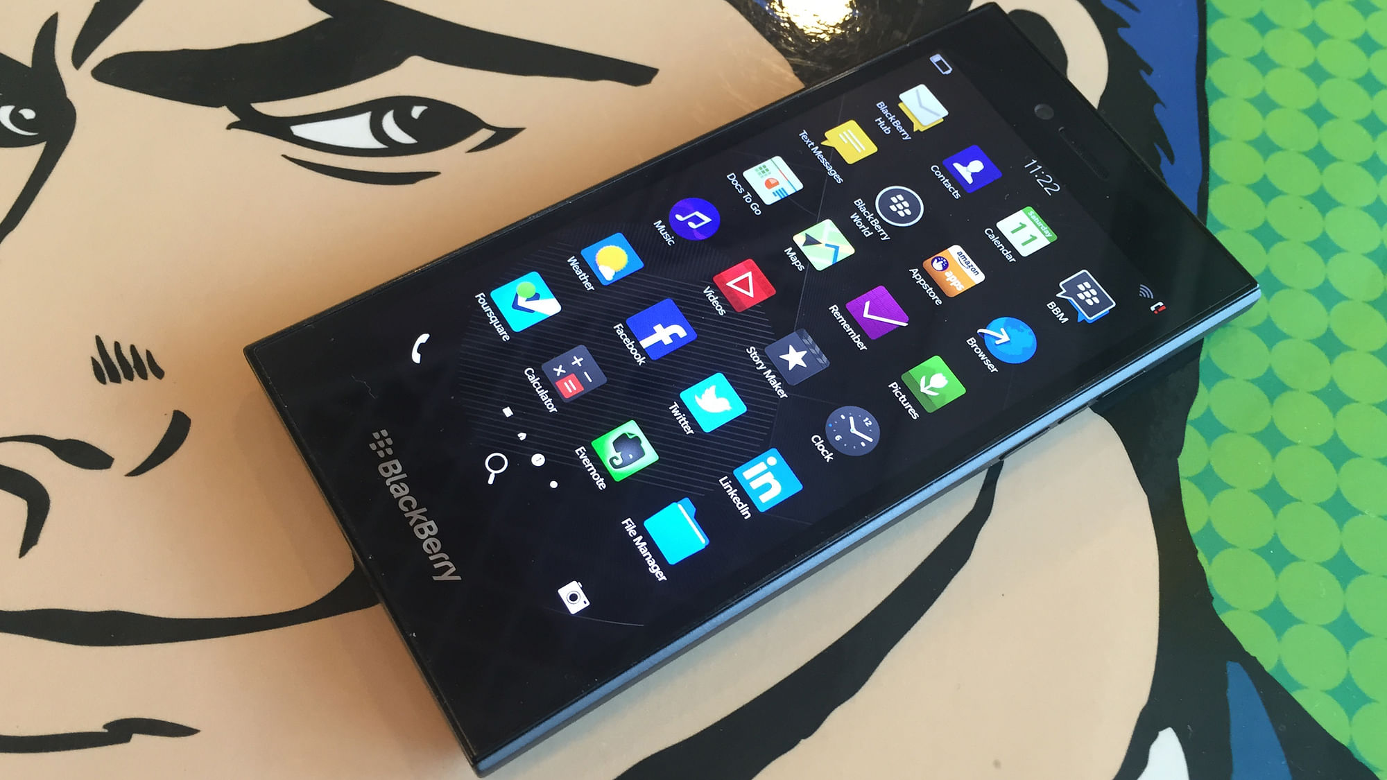 BlackBerry Leap (Photo: TheQuint)