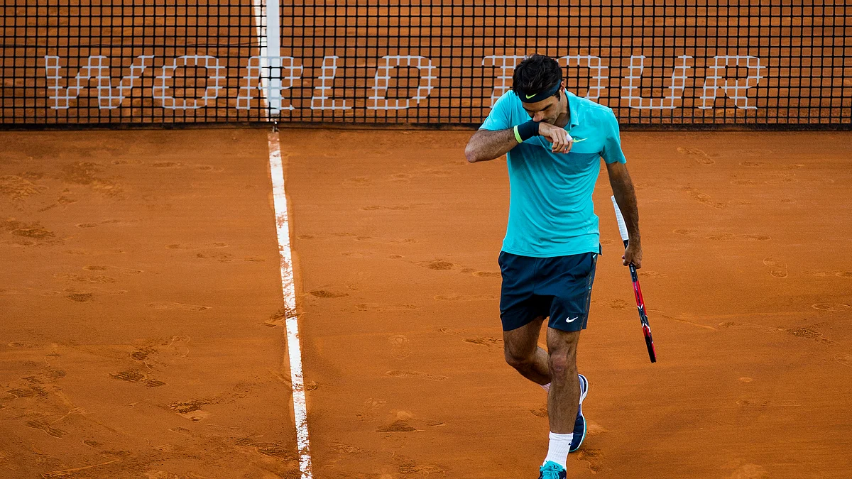 Federer lost to the world number 35 in the second round of the Madrid Open. (Photo: AP)