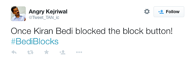 Oops! Kiran Bedi Did it Again. Tweeple Get #BediBlocks Trending